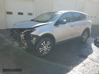 2017 Toyota RAV4 LE with VIN 2T3BFREV2HW692706, listed as a Copart auction lot 76488804 with 53,249 mi miles and Salvage Title. Bid and sale history available at carsss.com. Image 1.