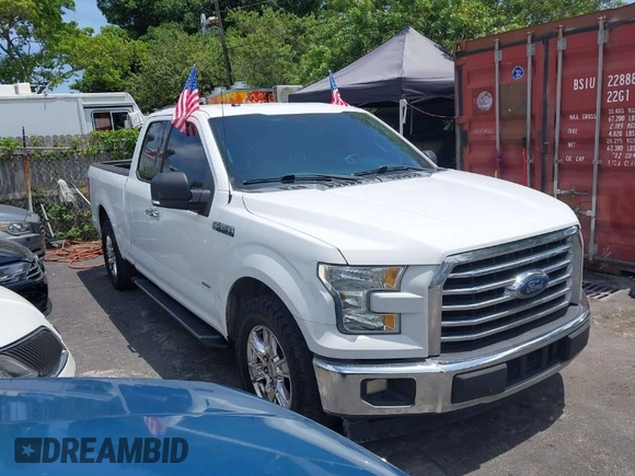 2017 Ford F-150 XL with VIN 1FTEX1CP7HKC79608, listed as a IAAI auction lot 42092797 with 139,435 mi miles. Bid and sale history available at carsss.com. Image 1.