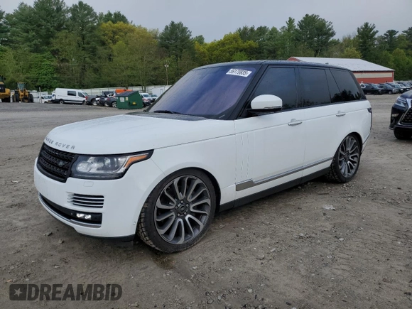 2014 Land Rover Range Rover Supercharged Autobiography with VIN SALGV2TF0EA176021, listed as a Copart auction lot 56179935 with 138,467 mi miles and Clean title. Bid and sale history available at DreamBid. Image 1.