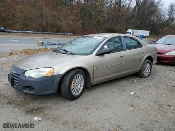2004 Chrysler Sebring LX with VIN 1C3EL46X04N198021, listed as a Copart auction lot 80877014 with 111,459 mi miles and Salvage Title. Bid and sale history available at carsss.com. Image 1.