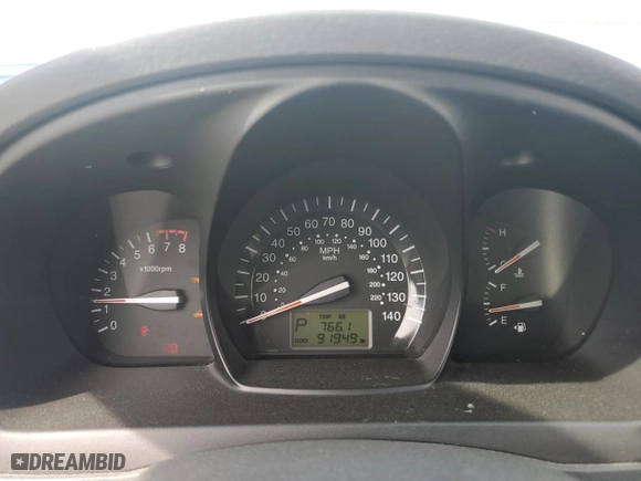 2008 Kia Spectra EX with VIN KNAFE122685582603, listed as a Copart auction lot 51949635 with 91,949 mi miles and Salvage Title. Bid and sale history available at carsss.com. Image 9.