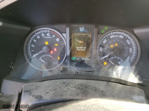 2022 Toyota Tacoma 2WD SR with VIN 3TYRZ5CN0NT020243, listed as a Copart auction lot 84894104 with 48,979 mi miles and Salvage Title. Bid and sale history available at carsss.com. Image 9.