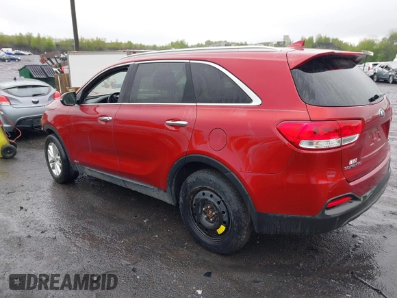 2016 Kia Sorento LX with VIN 5XYPGDA37GG099012, listed as a IAAI auction lot 42241907 with 108,448 mi miles and . Bid and sale history available at DreamBid. Image 3.