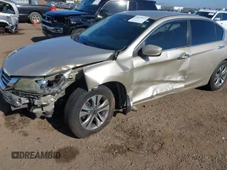 2014 Honda Accord LX with VIN 1HGCR2F34EA209843, listed as a IAAI auction lot 42073543 with 208,210 mi miles and . Bid and sale history available at carsss.com. Image 6.