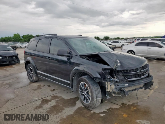 2018 Dodge Journey SE with VIN 3C4PDCAB8JT229681, listed as a Copart auction lot 54874205 with Not Provided miles and Salvage Title. Bid and sale history available at carsss.com. Image 4.
