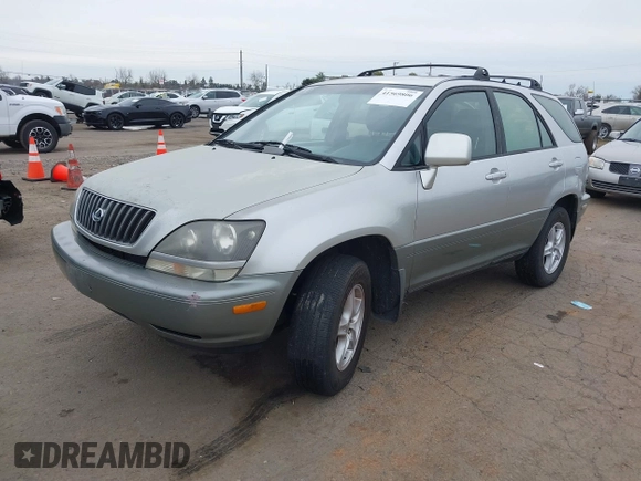 1999 Lexus RX 300 Luxury SUV with VIN JT6HF10U5X0017629, listed as a IAAI auction lot 41569806 with 174,068 mi miles. Bid and sale history available at carsss.com. Image 2.