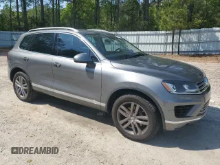 2016 Volkswagen Touareg Sport с VIN WVGEF9BP1GD012594, выставлен на аукционе Copart как лот 52438305 с пробегом 125 204 миль миль и Списание • Salvage title. История ставок и продаж доступна на DreamBid. Изображение 4.