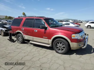 2007 Ford Expedition Eddie Bauer z VIN 1FMFU18587LA39587, wystawiony jako Copart lot #51961305 z przebiegiem 149 206 mil mil oraz Szkoda całkowita • Salvage title. Historia ofert i sprzedaży dostępna na DreamBid. Obrazek 4.