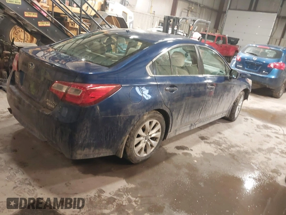 2015 Subaru Legacy 2.5i Premium with VIN 4S3BNAC69F3041623, listed as a IAAI auction lot 41190922 with 161,484 mi miles. Bid and sale history available at carsss.com. Image 4.