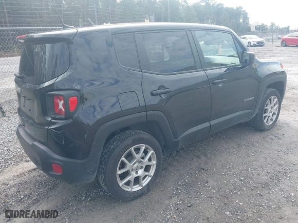 2023 Jeep Renegade Upland with VIN ZACNJDB19PPP64964, listed as a IAAI auction lot 41484326 with 27,934 mi miles. Bid and sale history available at carsss.com. Image 4.