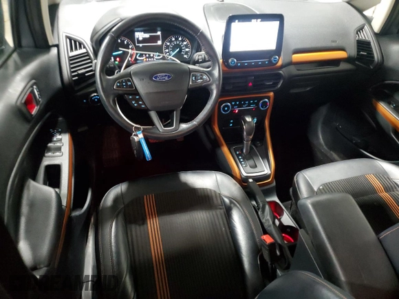 2018 Ford EcoSport SES with VIN MAJ6P1CL1JC177518, listed as a Copart auction lot 52587045 with 35,166 mi miles and Salvage Title. Bid and sale history available at DreamBid. Image 8.