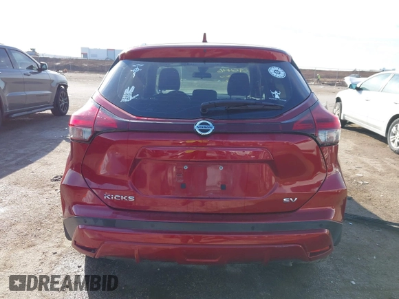 2021 Nissan Kicks SV with VIN 3N1CP5CV4ML529413, listed as a IAAI auction lot 41341916 with 55,118 mi miles. Bid and sale history available at carsss.com. Image 16.