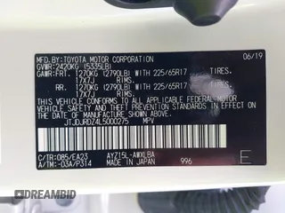 2020 Lexus NX with VIN JTJDJRDZ4L5000275, listed as a IAAI auction lot 41893058 with 69,318 mi miles. Bid and sale history available at carsss.com. Image 9.