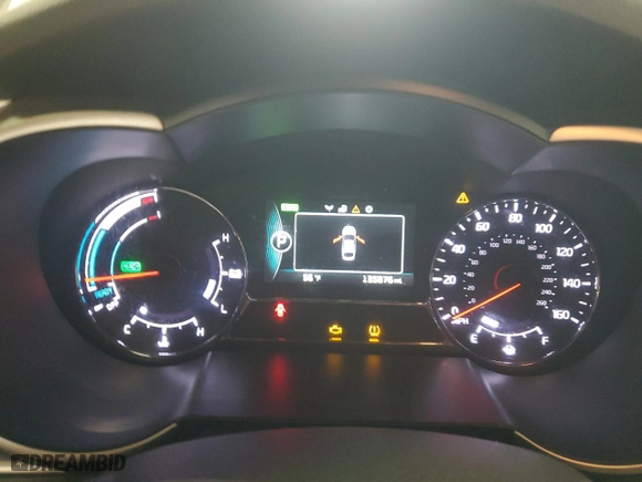 2015 Kia Optima Hybrid with VIN KNAGM4ADXF5084641, listed as a Copart auction lot 53036035 with 135,876 mi miles and Clean Title. Bid and sale history available at carsss.com. Image 9.