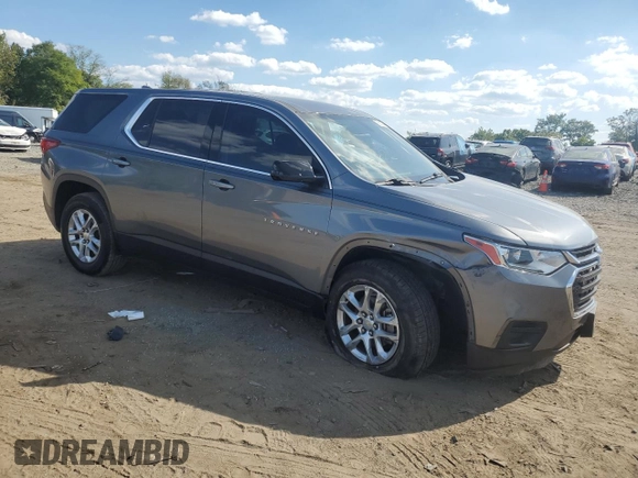 2019 Chevrolet Traverse LS with VIN 1GNERFKW2KJ167142, listed as a Copart auction lot 70582354 with 88,677 mi miles and Salvage Title. Bid and sale history available at carsss.com. Image 4.