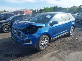 2024 Ford Edge SEL with VIN 2FMPK4J97RBA93748, listed as a IAAI auction lot 42081855 with 27,755 mi miles. Bid and sale history available at carsss.com. Image 17.