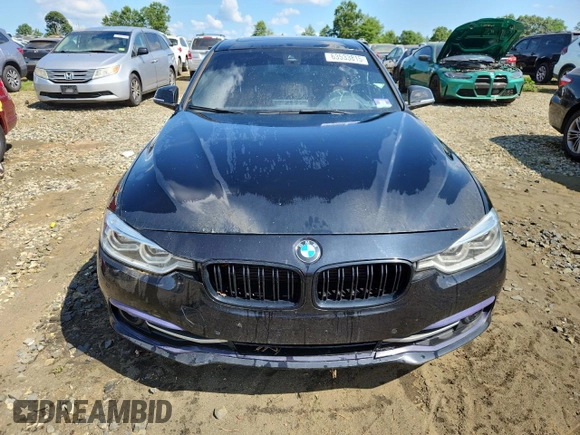 2017 BMW 3 Series 340i xDrive with VIN WBA8B7G35HNU37753, listed as a Copart auction lot 63533815 with 120,147 mi miles and Salvage title. Bid and sale history available at DreamBid. Image 5.