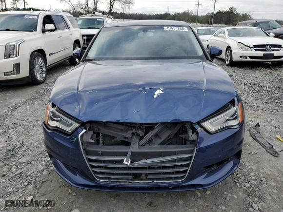 2015 Audi A3 1.8T Premium with VIN WAUACGFF0F1010480, listed as a Copart auction lot 48454795 with 74,693 mi miles and Salvage Title. Bid and sale history available at carsss.com. Image 5.