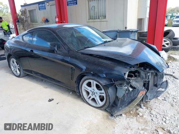 2006 Hyundai Tiburon GT z VIN KMHHN65F56U224768, wystawiony jako IAAI lot #40672721 z przebiegiem 158 535 mil mil oraz . Historia ofert i sprzedaży dostępna na DreamBid. Obrazek 1.