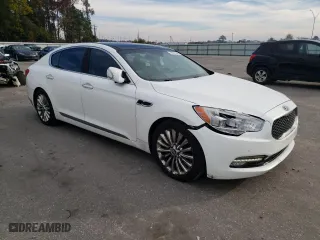 2015 Kia K900 Luxury with VIN KNALW4D43F6017510, listed as a Copart auction lot 79942534 with 130,027 mi miles and Salvage Title. Bid and sale history available at carsss.com. Image 4.