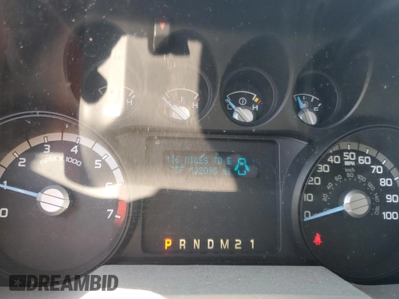 2012 Ford F-250 XL with VIN 1FT7W2B65CEC57334, listed as a Copart auction lot 55618775 with 132,095 mi miles and Clean title. Bid and sale history available at DreamBid. Image 9.