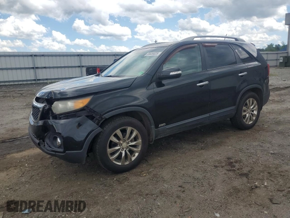 2011 Kia Sorento EX with VIN 5XYKUDA23BG037514, listed as a Copart auction lot 55609025 with 186,135 mi miles and Clean Title. Bid and sale history available at DreamBid. Image 1.