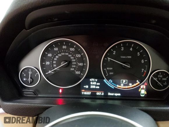 2013 BMW 3 Series 328i xDrive with VIN WBA3B3C58DF542348, listed as a Copart auction lot 62303875 with 116,337 mi miles and Clean title. Bid and sale history available at DreamBid. Image 9.