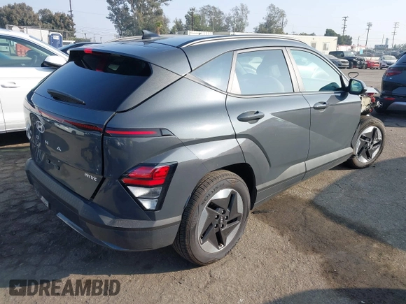 2024 Hyundai Kona SEL with VIN KM8HC3A61RU014490, listed as a IAAI auction lot 41022202 with 5,768 mi miles and . Bid and sale history available at DreamBid. Image 4.