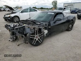2008 Chevrolet Corvette with VIN 1G1YY25W585113020, listed as a Copart auction lot 56150675 with Not provided miles and Salvage title. Bid and sale history available at DreamBid. Image 1.