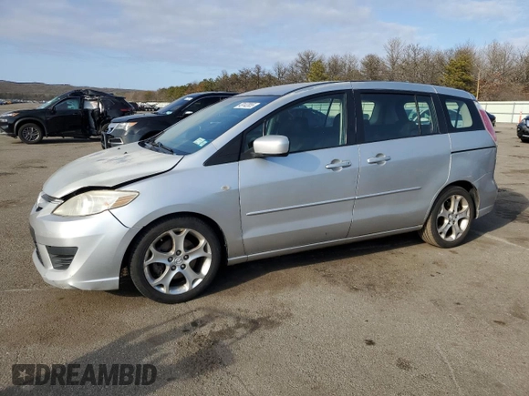 2008 Mazda 5 Grand Touring with VIN JM1CR293X80302287, listed as a Copart auction lot 49142855 with 173,800 mi miles and Salvage Title. Bid and sale history available at carsss.com. Image 1.