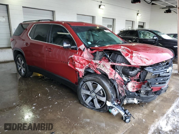 2020 Chevrolet Traverse LT Leather with VIN 1GNEVHKWXLJ321380, listed as a Copart auction lot 45502615 with 67,597 mi miles and Salvage Title. Bid and sale history available at carsss.com. Image 4.