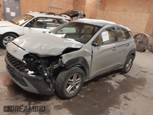 2023 Hyundai Kona SE with VIN KM8K2CAB5PU970137, listed as a IAAI auction lot 41493226 with 47,809 mi miles. Bid and sale history available at carsss.com. Image 2.