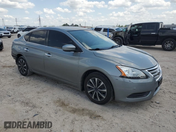 2013 Nissan Sentra FE+ S with VIN 3N1AB7AP1DL764339, listed as a Copart auction lot 55623505 with 110,986 mi miles and Salvage Title. Bid and sale history available at DreamBid. Image 4.