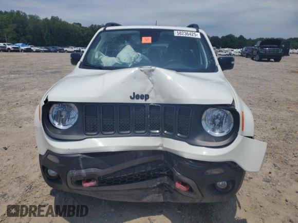 2023 Jeep Renegade Trailhawk z VIN ZACNJDC11PPP72877, wystawiony jako Copart lot #58236425 z przebiegiem 4 224 mil mil oraz Szkoda całkowita • Salvage title. Historia ofert i sprzedaży dostępna na DreamBid. Obrazek 5.