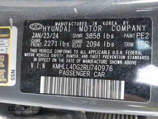 2024 Hyundai Elantra SE z VIN KMHLL4DG2RU740976, wystawiony jako IAAI lot #42243972 z przebiegiem 43 512 mil mil oraz . Historia ofert i sprzedaży dostępna na DreamBid. Obrazek 9.
