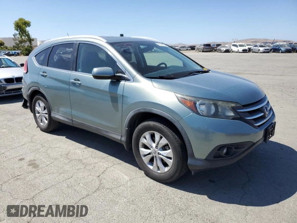 2012 Honda CR-V EX-L with VIN 2HKRM4H79CH632393, listed as a Copart auction lot 57844555 with 219,258 mi miles and Salvage title. Bid and sale history available at DreamBid. Image 4.