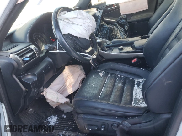2015 Lexus IS 350 with VIN JTHCE1D25F5008637, listed as a Copart auction lot 87284284 with 95,713 mi miles and Salvage Title. Bid and sale history available at DreamBid. Image 7.