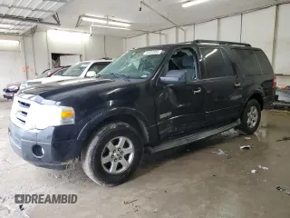 2008 Ford Expedition Max SSV with VIN 1FMFK15548LA18585, listed as a Copart auction lot 43823955 with 172,056 mi miles and Salvage title. Bid and sale history available at DreamBid. Image 1.