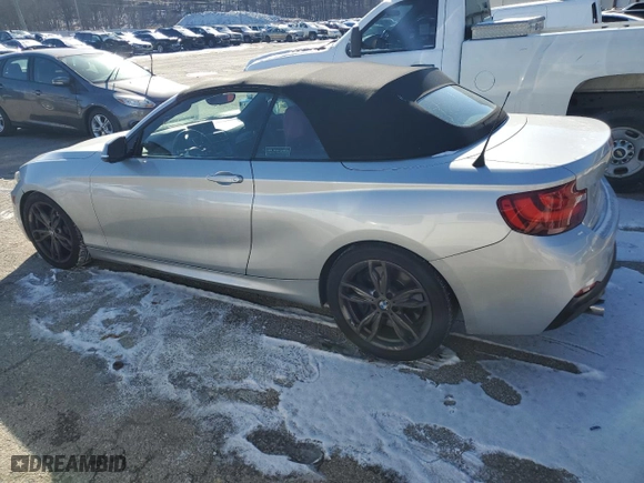 2015 BMW 2 Series M235i with VIN WBA1M1C53FV393443, listed as a Copart auction lot 38404834 with 69,299 mi miles and Clean Title. Bid and sale history available at carsss.com. Image 2.