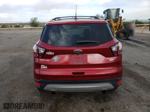 2018 Ford Escape Titanium with VIN 1FMCU9J94JUC62242, listed as a Copart auction lot 59770835 with 139,316 mi miles and Salvage title. Bid and sale history available at DreamBid. Image 6.