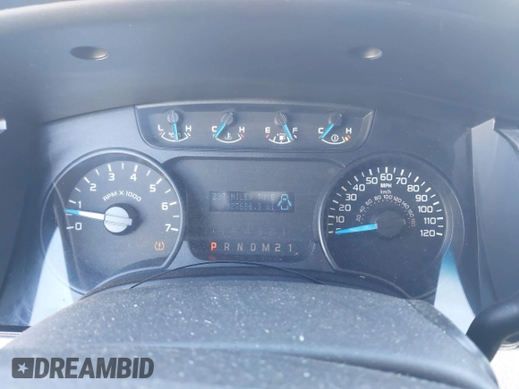 2014 Ford F-150 XL with VIN 1FTFW1CF6EKD90807, listed as a IAAI auction lot 41466067 with 127,686 mi miles. Bid and sale history available at carsss.com. Image 7.