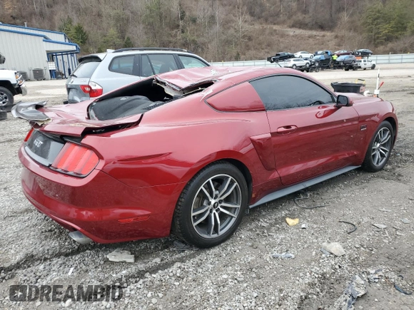 2016 Ford Mustang GT with VIN 1FA6P8CF6G5211047, listed as a Copart auction lot 43239055 with 65,146 mi miles and Salvage Title. Bid and sale history available at carsss.com. Image 3.