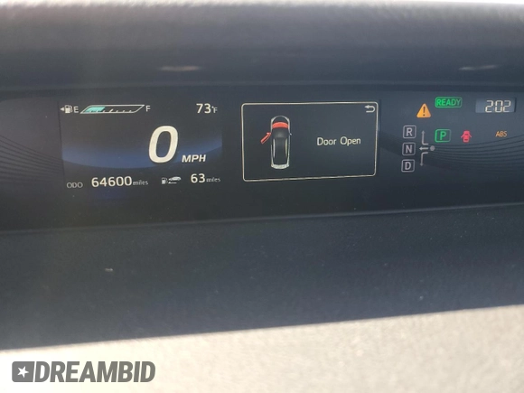 2017 Toyota Mirai with VIN JTDBVRBD4HA001205, listed as a Copart auction lot 81937094 with 64,600 mi miles and Non Repairable. Bid and sale history available at DreamBid. Image 9.