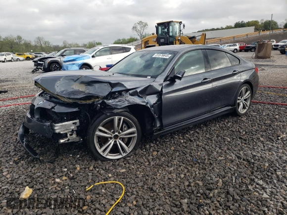 2015 BMW 4 Series 435i with VIN WBA4B1C52FD955535, listed as a Copart auction lot 51576645 with 145,204 mi miles and Salvage Title. Bid and sale history available at carsss.com. Image 1.