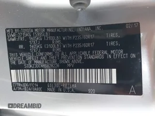 2017 Toyota Sienna LE Auto Access Seat с VIN 5TDKZ3DC4HS828226, выставлен на аукционе IAAI как лот 42283563 с пробегом 19 725 миль миль и . История ставок и продаж доступна на DreamBid. Изображение 9.
