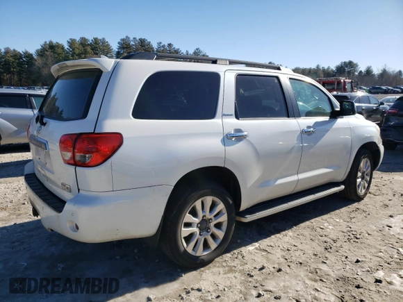 2010 Toyota Sequoia Platinum with VIN 5TDDY5G18AS037270, listed as a Copart auction lot 42361715 with 0 mi miles and Clean Title. Bid and sale history available at carsss.com. Image 3.
