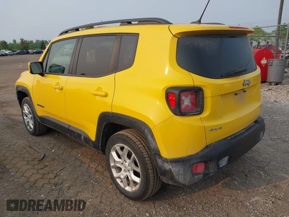 2017 Jeep Renegade Altitude with VIN ZACCJBBB6HPE96724, listed as a IAAI auction lot 42399816 with 66,912 mi miles and . Bid and sale history available at DreamBid. Image 3.