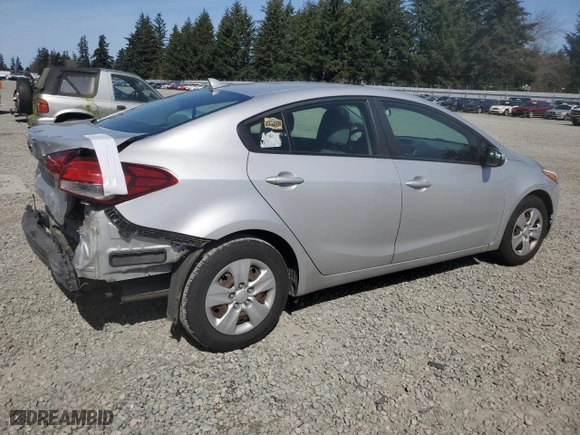 2017 Kia Forte LX with VIN 3KPFK4A77HE060531, listed as a Copart auction lot 51786765 with 141,342 mi miles and Salvage Title. Bid and sale history available at carsss.com. Image 3.