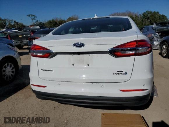2019 Ford Fusion Hybrid SE with VIN 3FA6P0LU9KR139329, listed as a Copart auction lot 36225173 with 66,274 mi miles. Bid and sale history available at carsss.com. Image 6.