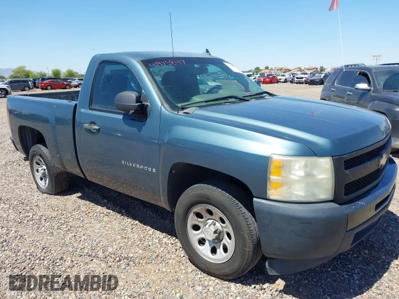 2009 Chevrolet Silverado 1500 Work Truck with VIN 1GCEC14X49Z223404, listed as a IAAI auction lot 41975847 with 115,663 mi miles and . Bid and sale history available at DreamBid. Image 1.